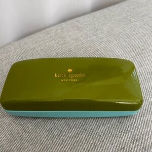 Kate Spade Eyeglasses Hard Case Green Blue
